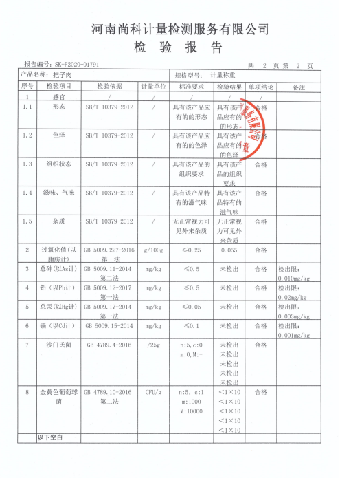 檢驗報告